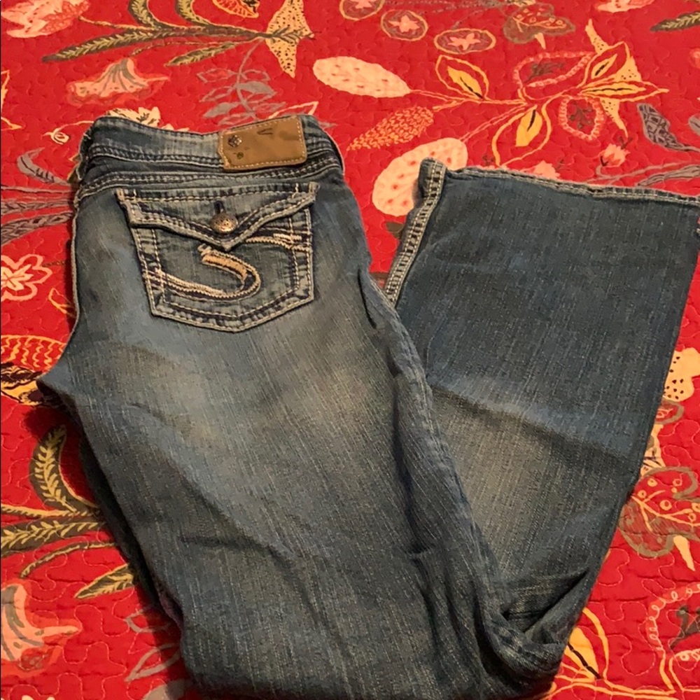 Silver jeans